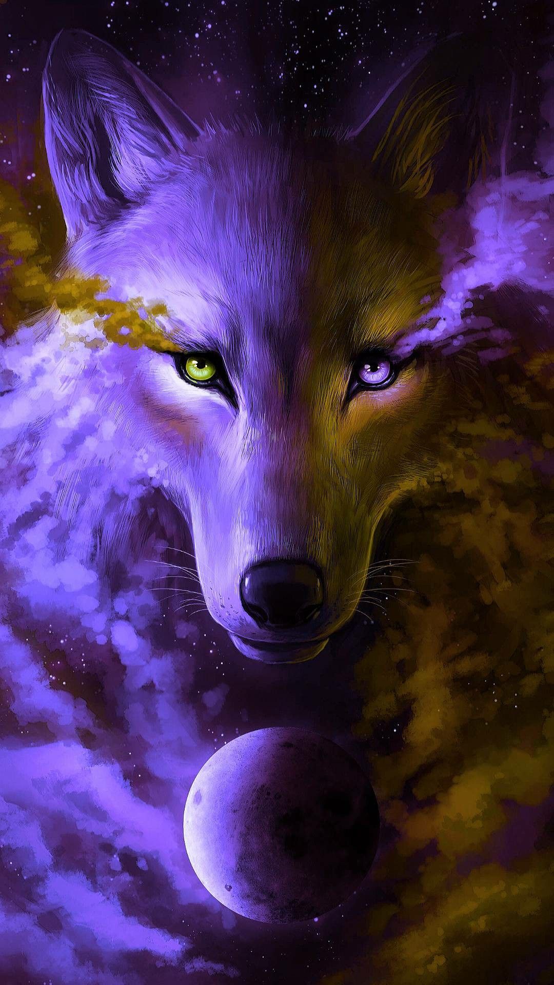 Purple Wolf Wallpapers