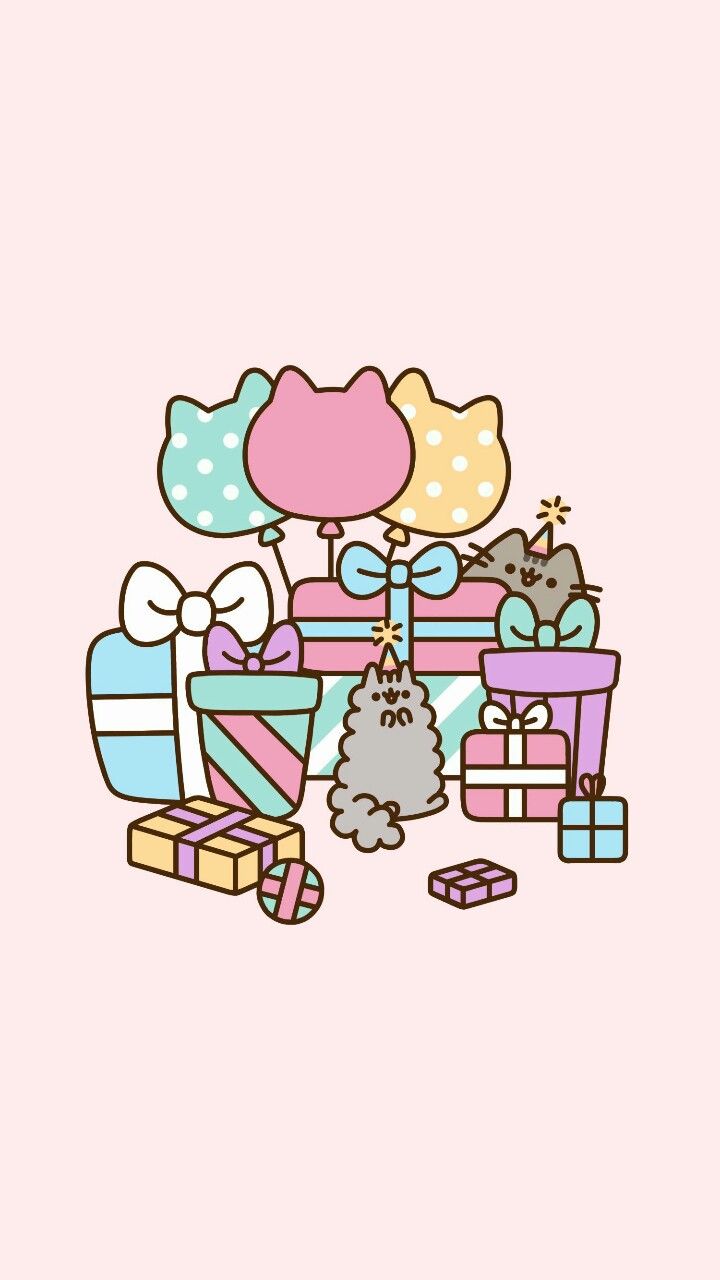 Pusheen Birthday Wallpapers