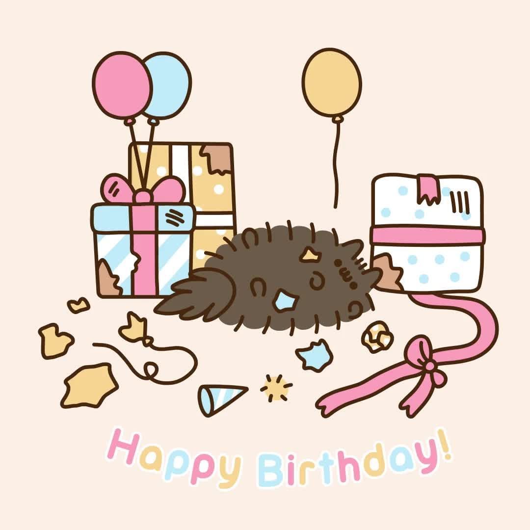 Pusheen Birthday Wallpapers