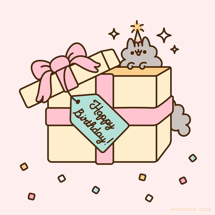 Pusheen Birthday Wallpapers