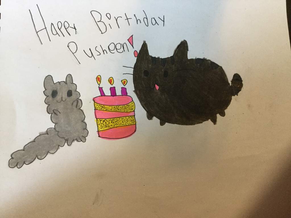 Pusheen Birthday Wallpapers