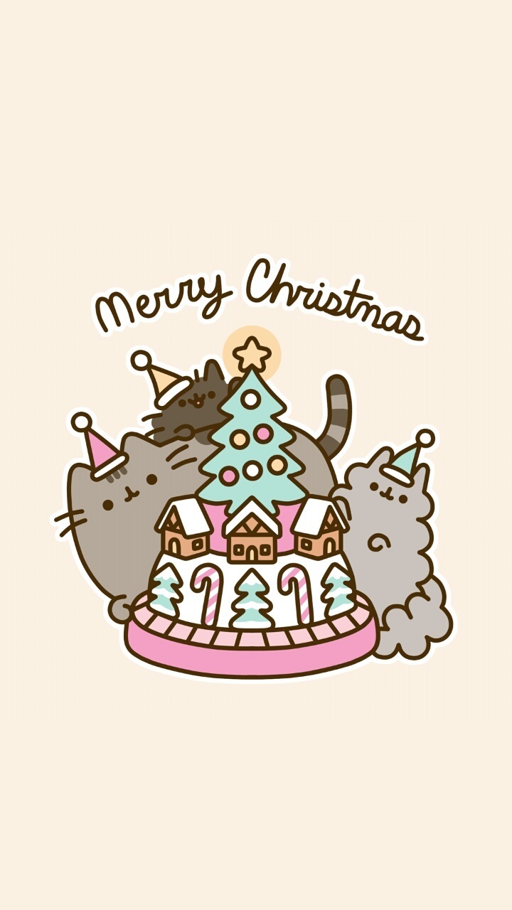 Pusheen Christmas Wallpapers