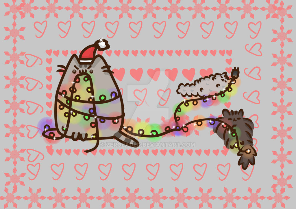 Pusheen Christmas Wallpapers