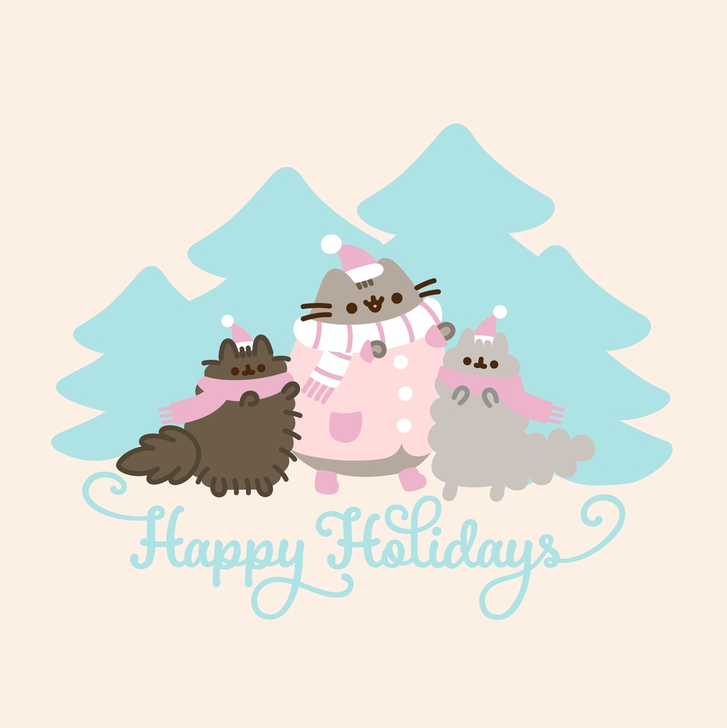 Pusheen Christmas Wallpapers