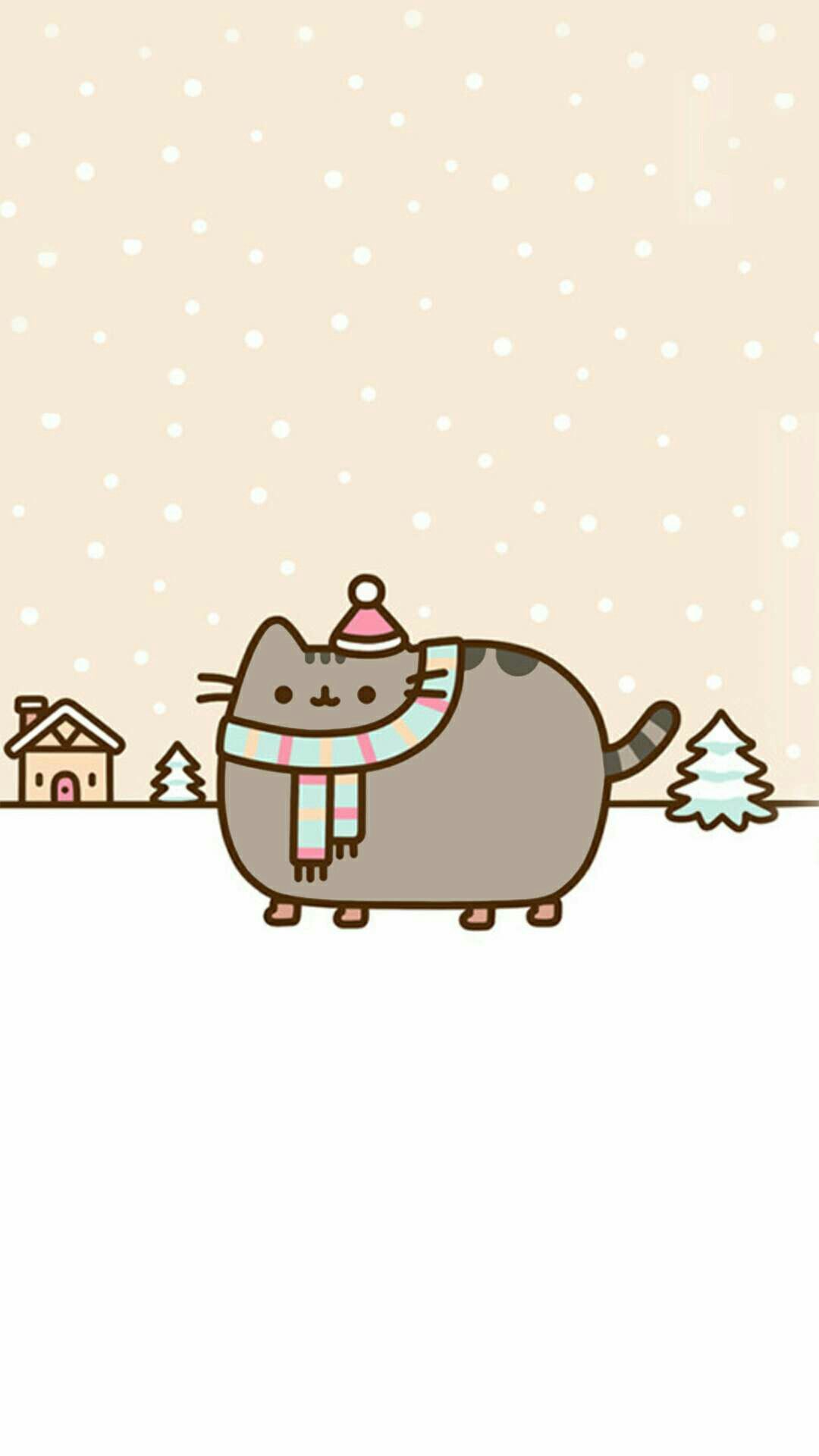 Pusheen Christmas Wallpapers