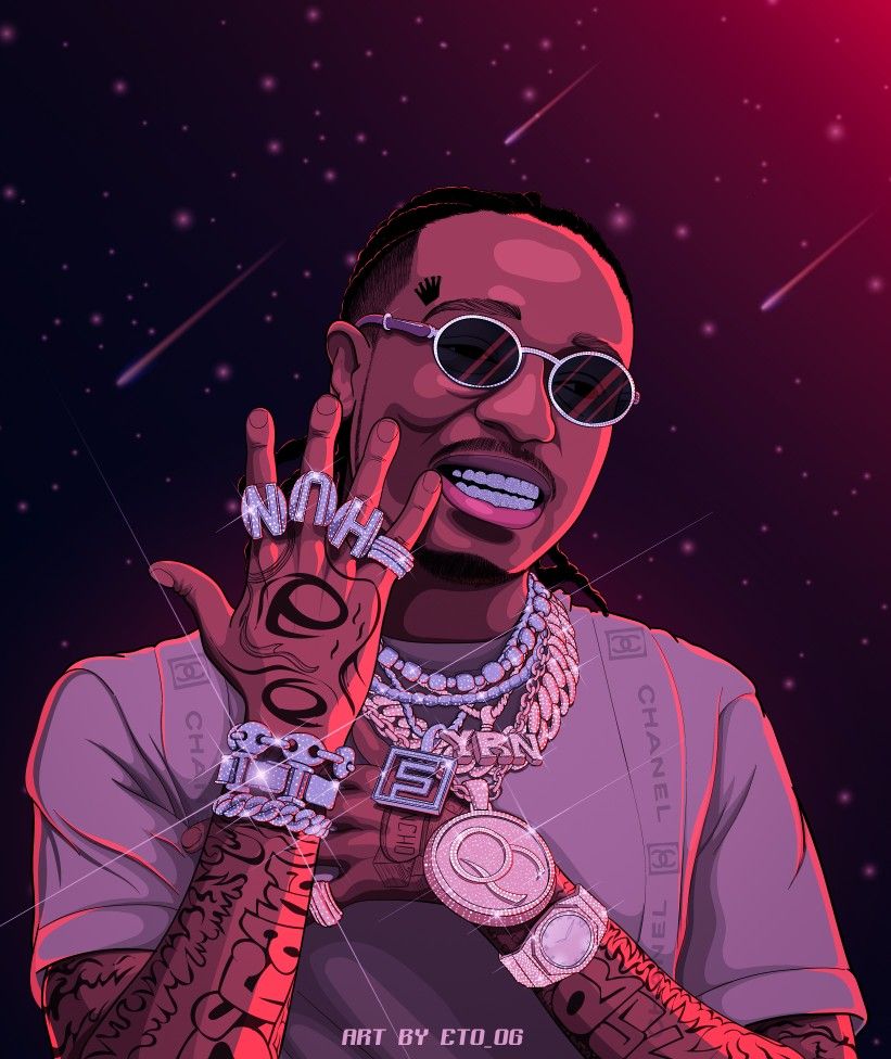 Quavo Cartoon Wallpapers