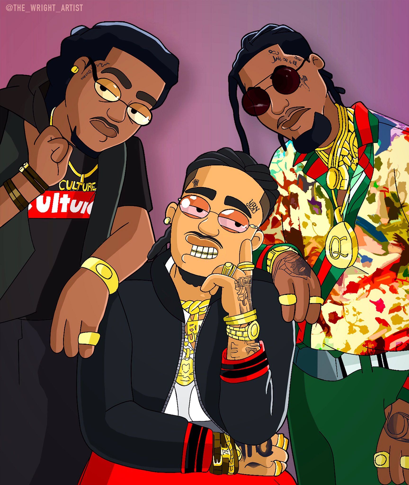 Quavo Cartoon Wallpapers