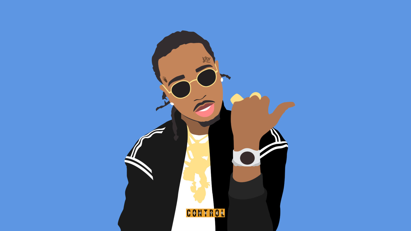 Quavo Cartoon Wallpapers