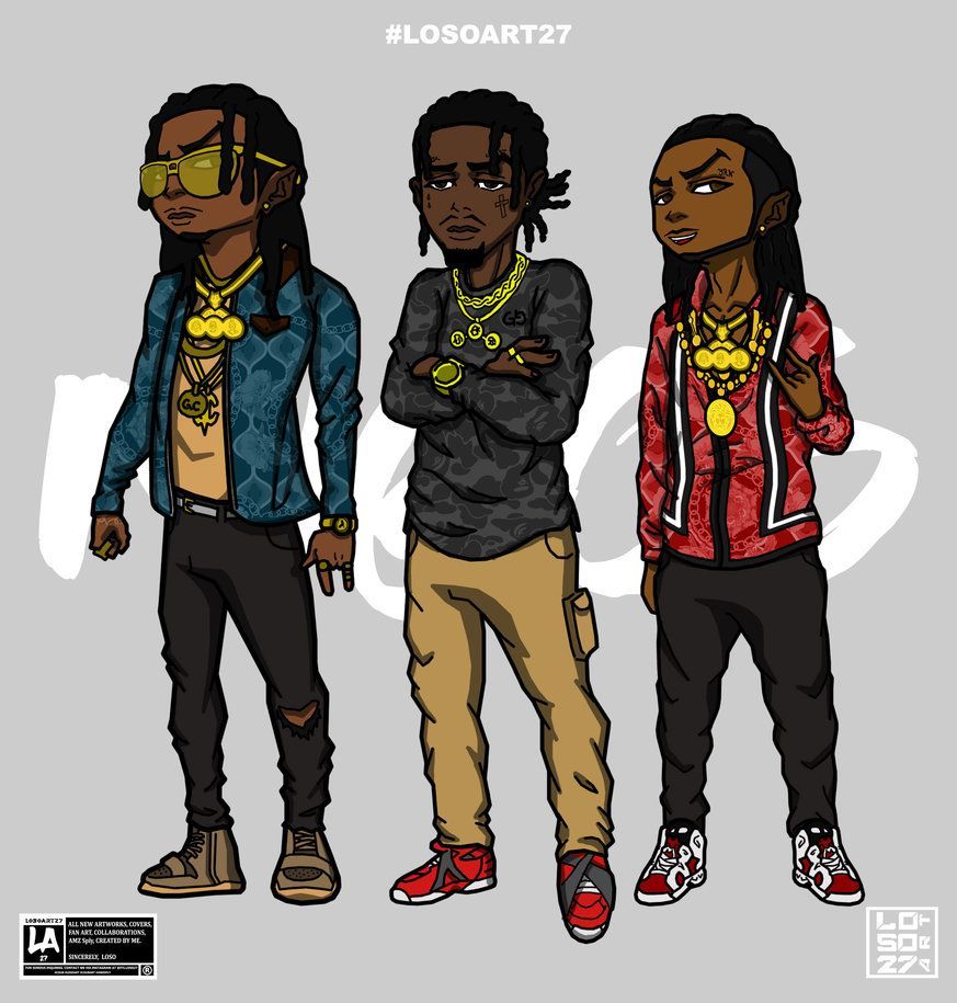 Quavo Cartoon Wallpapers