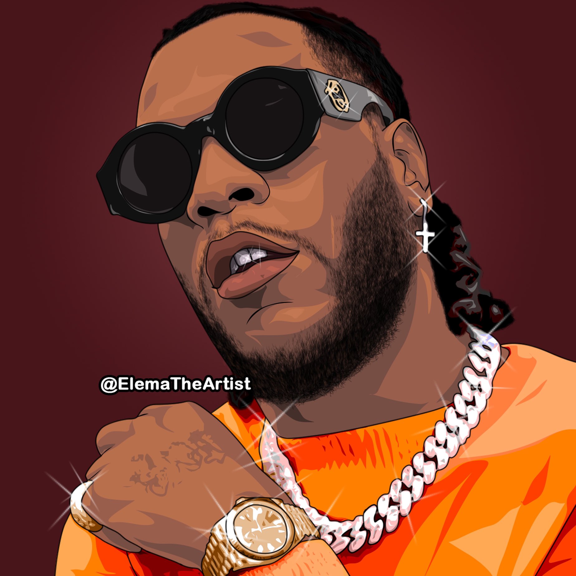 Quavo Cartoon Wallpapers