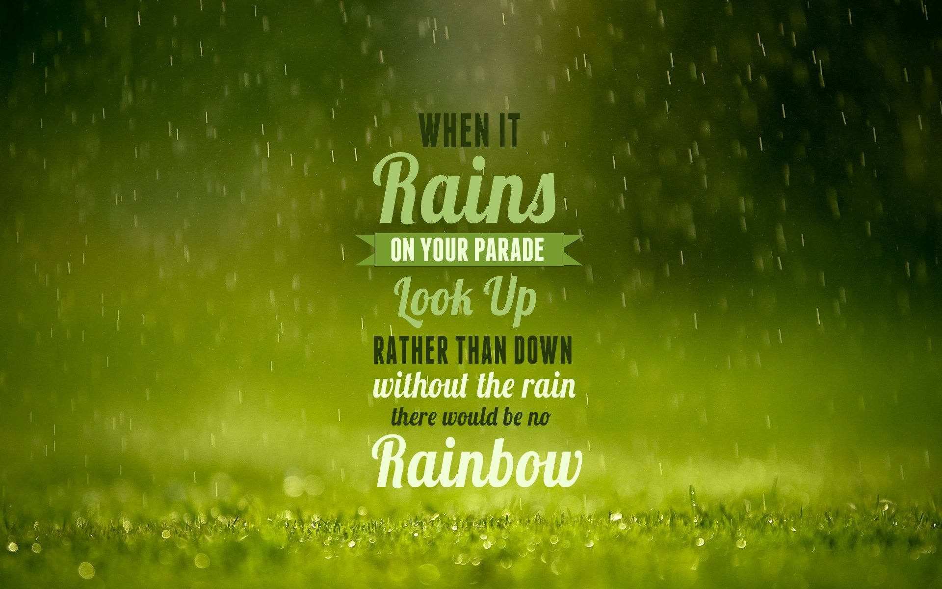 Quote About Rainy Day Wallpapers