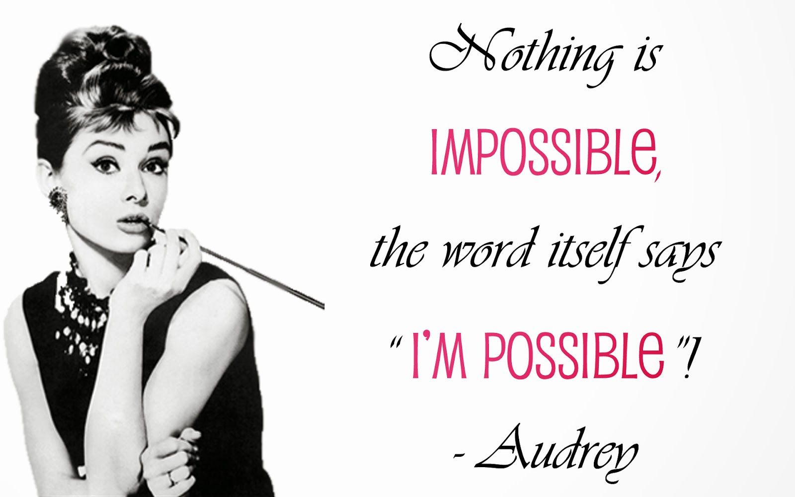 Quotes From Audrey Hepburn Wallpapers