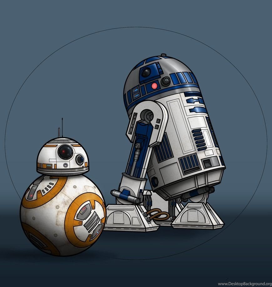 R2 D2 Star Wars Minimalist Wallpapers