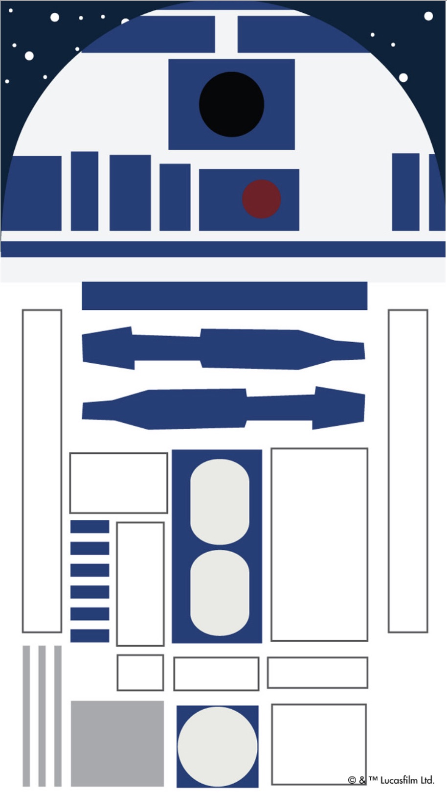 R2 D2 Star Wars Minimalist Wallpapers