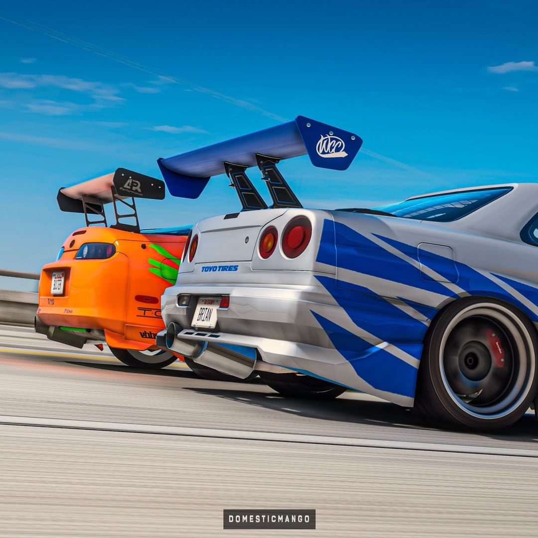 R34 And Supra Wallpapers