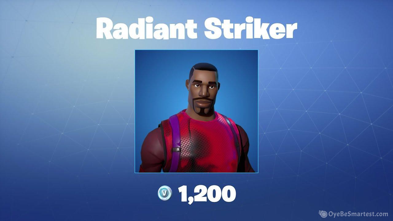 Radiant Striker Fortnite Wallpapers