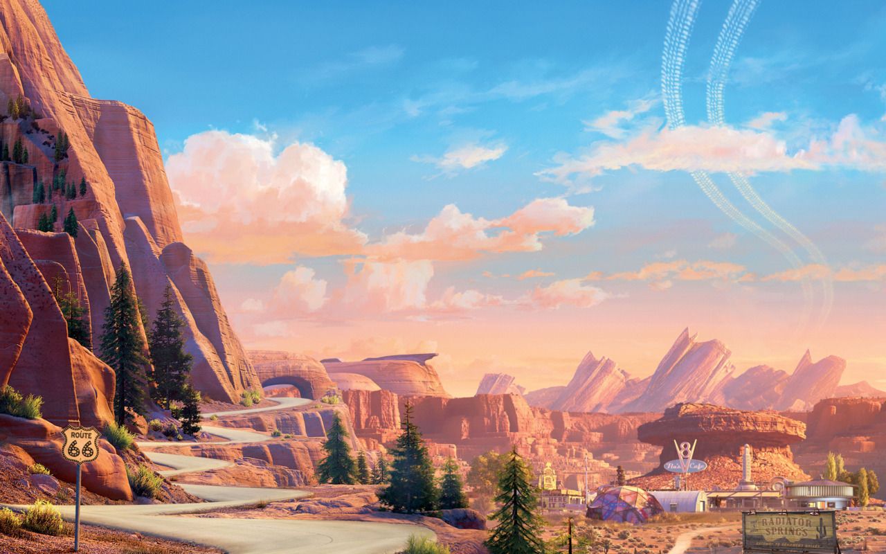 Radiator Springs Wallpapers