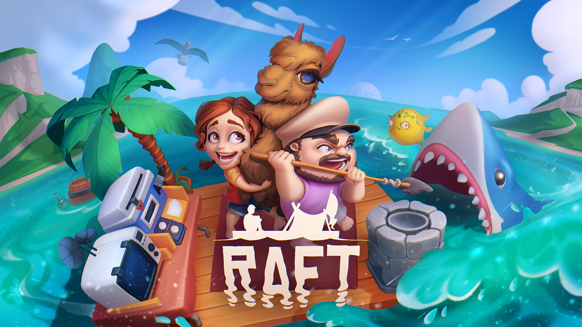 Raft Game Poster Wallpapers