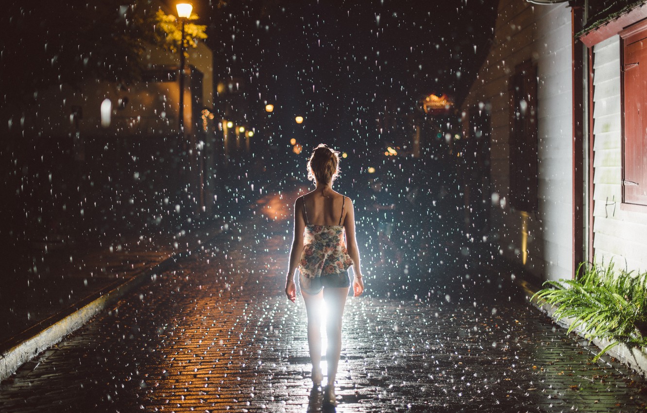 Rain Girl Wallpapers