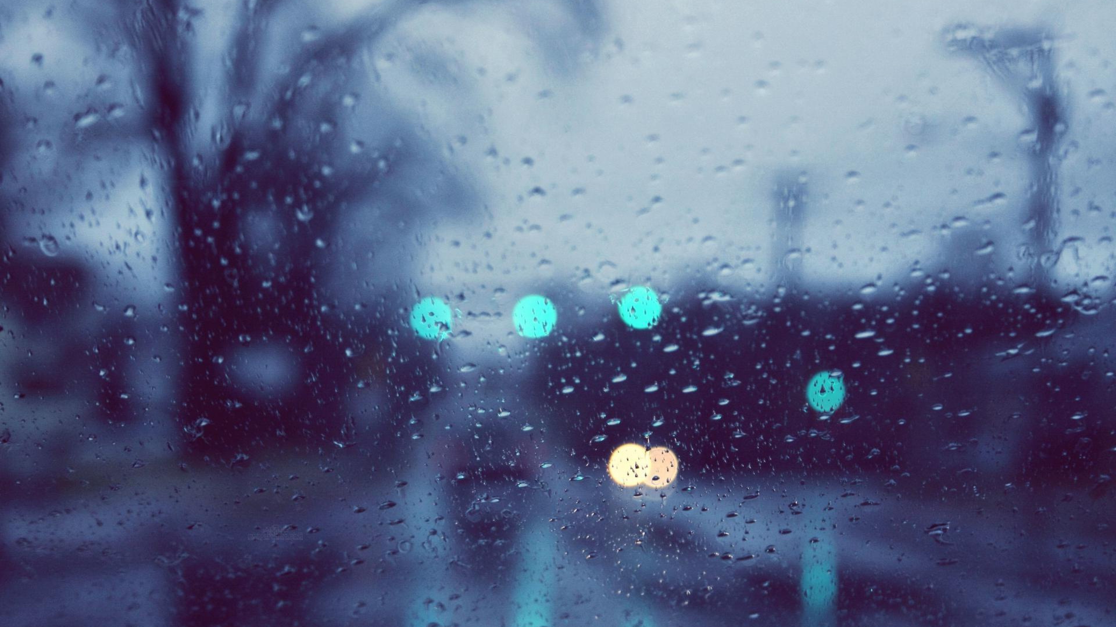 Rain On Glass Wallpapers