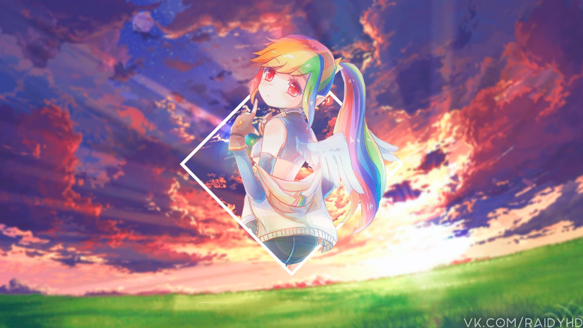 Rainbow Anime Wallpapers