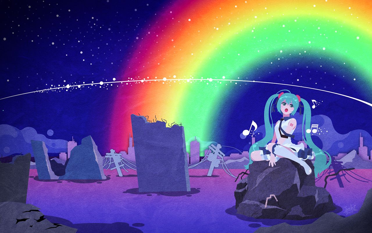 Rainbow Anime Wallpapers