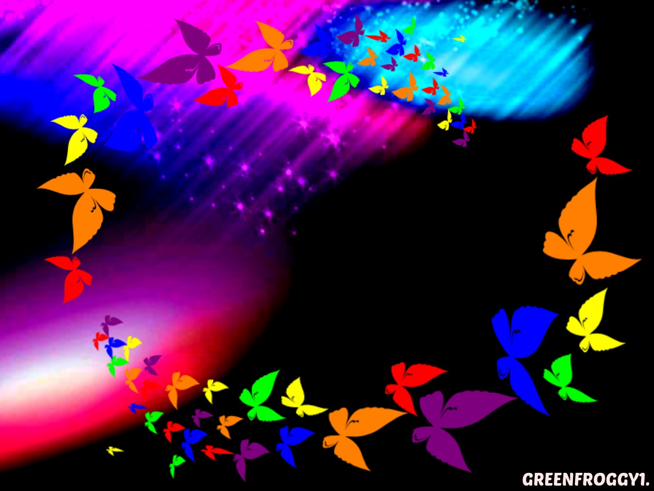 Rainbow Butterfly Wallpapers