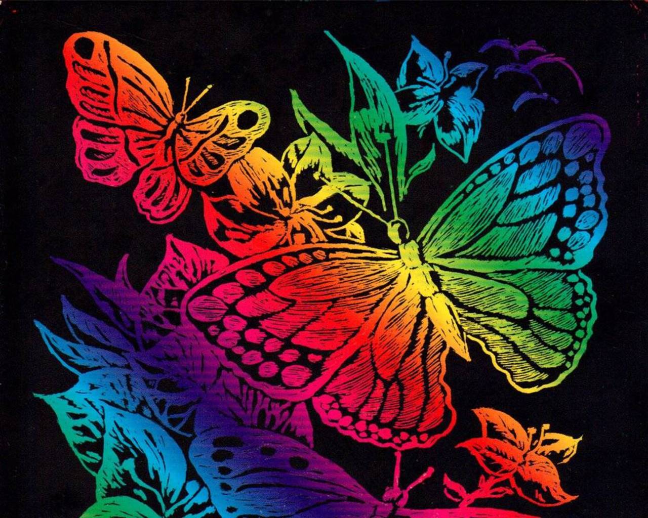 Rainbow Butterfly Wallpapers