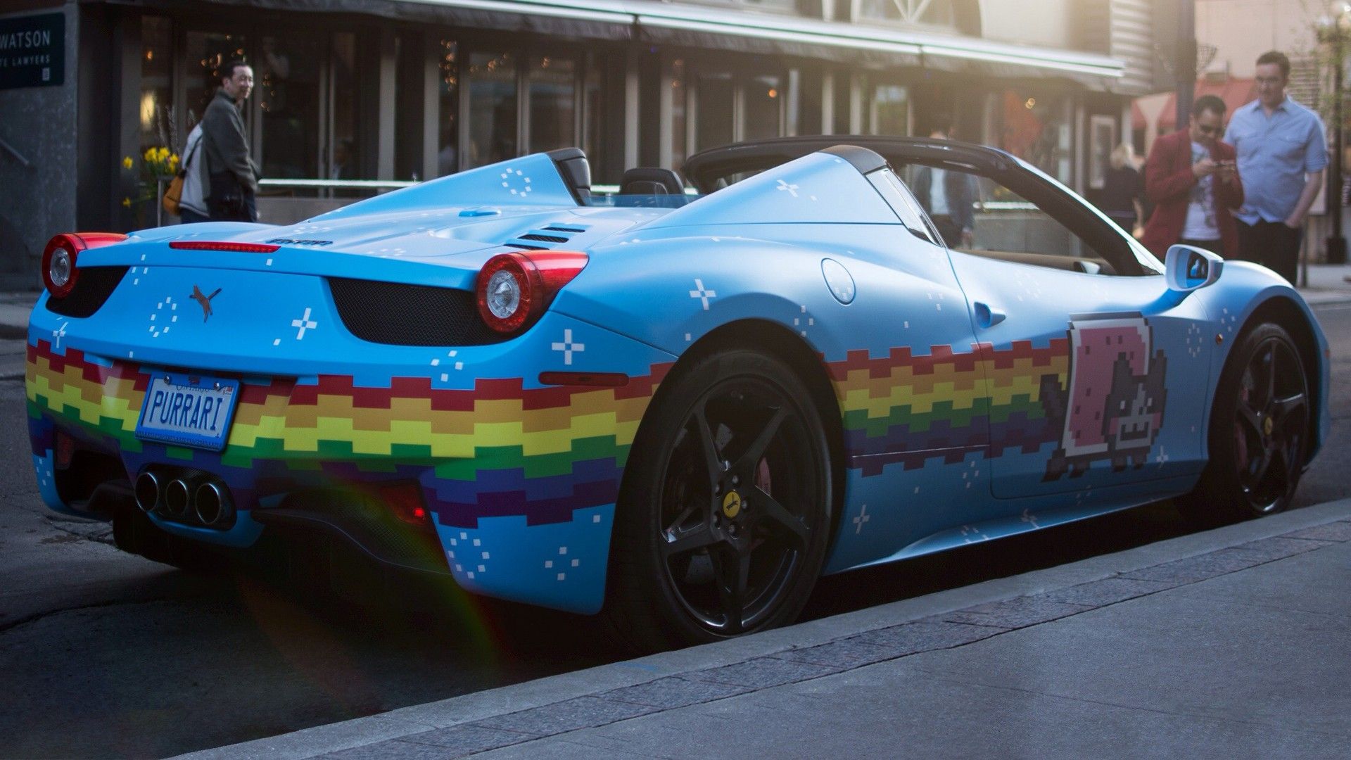 Rainbow Cars Wallpapers