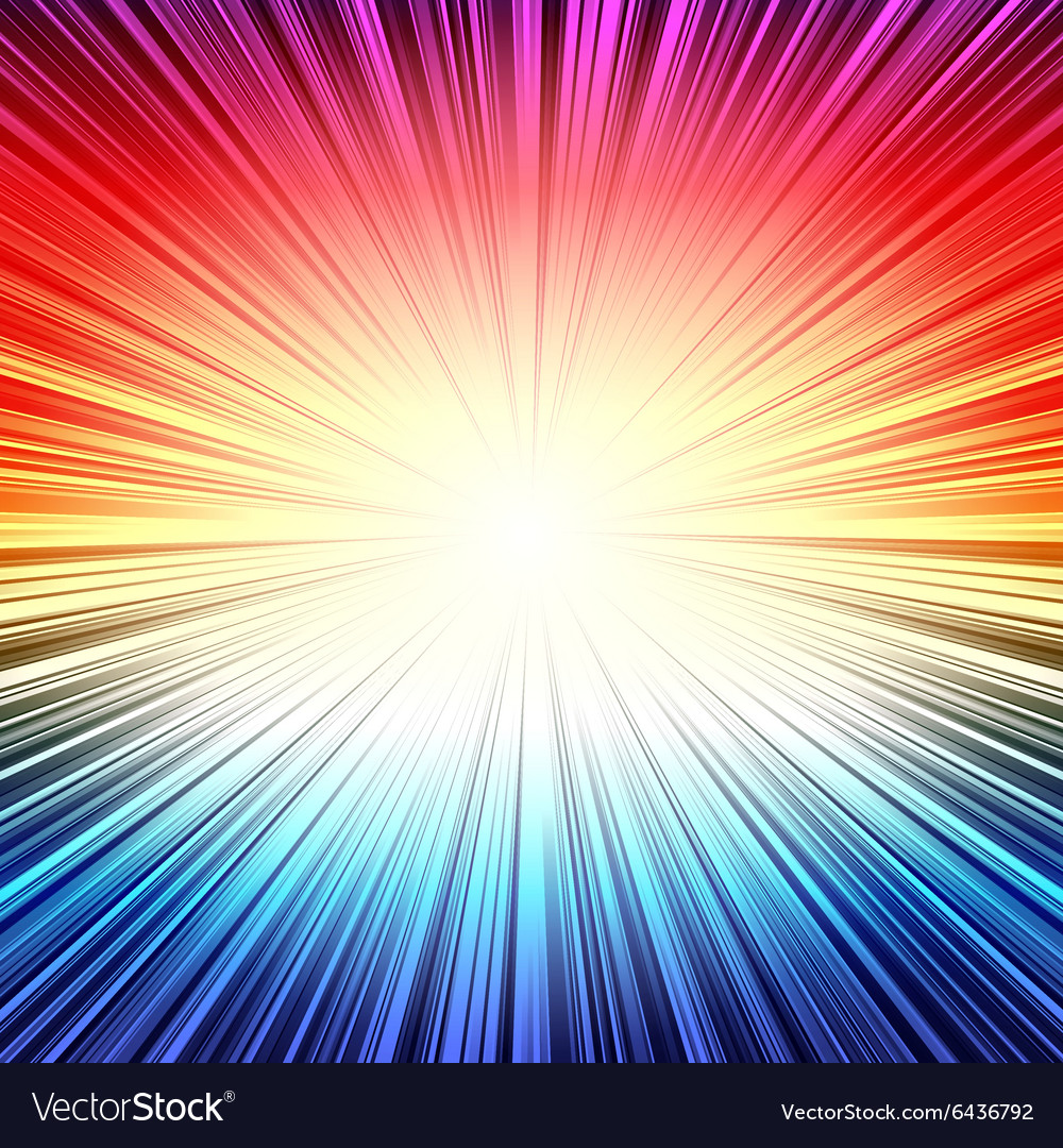 Rainbow Explosion Background