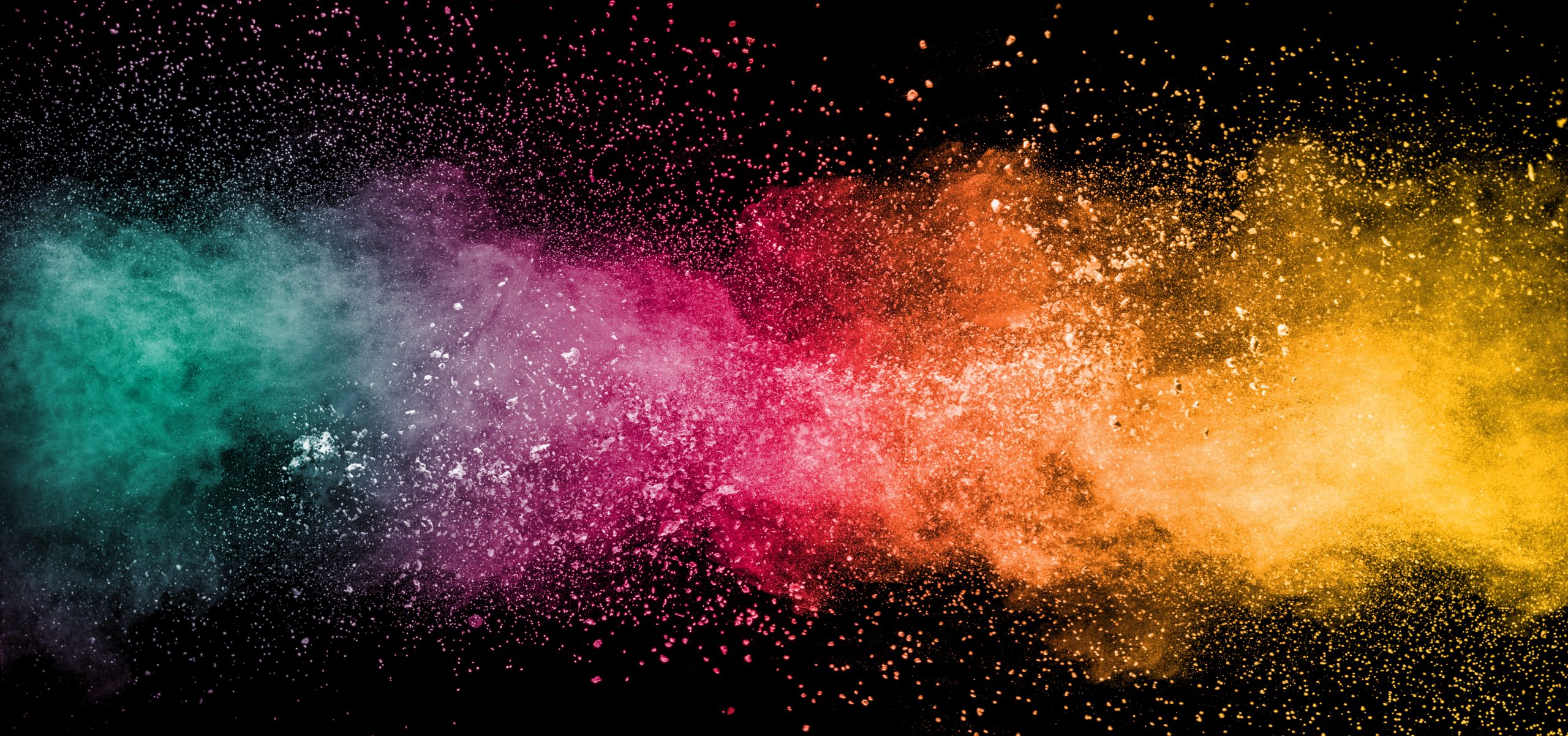 Rainbow Explosion Background