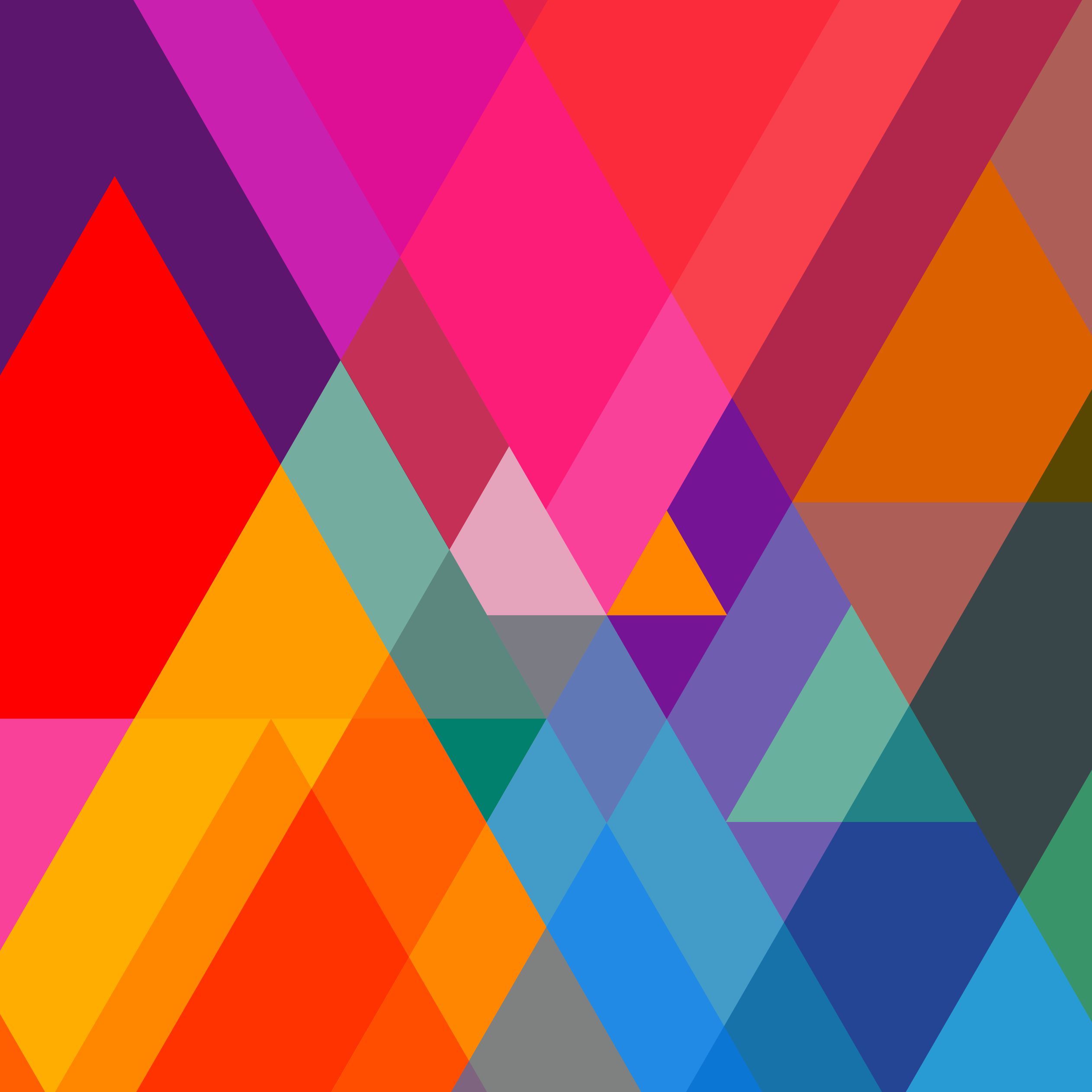 Rainbow Geometric Wallpapers