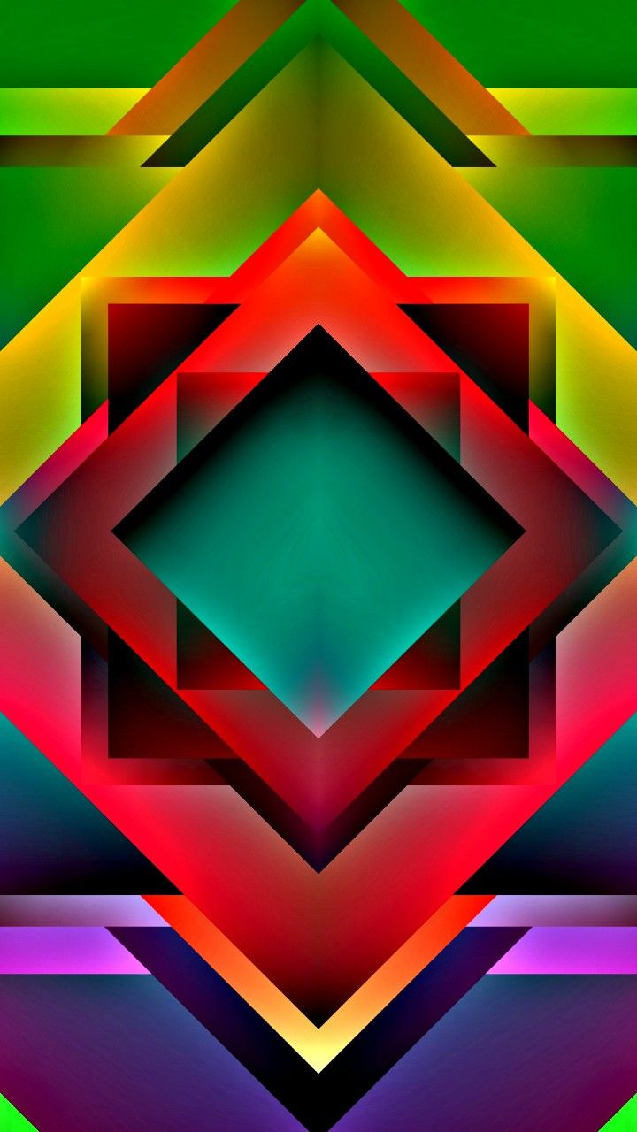 Rainbow Geometric Wallpapers