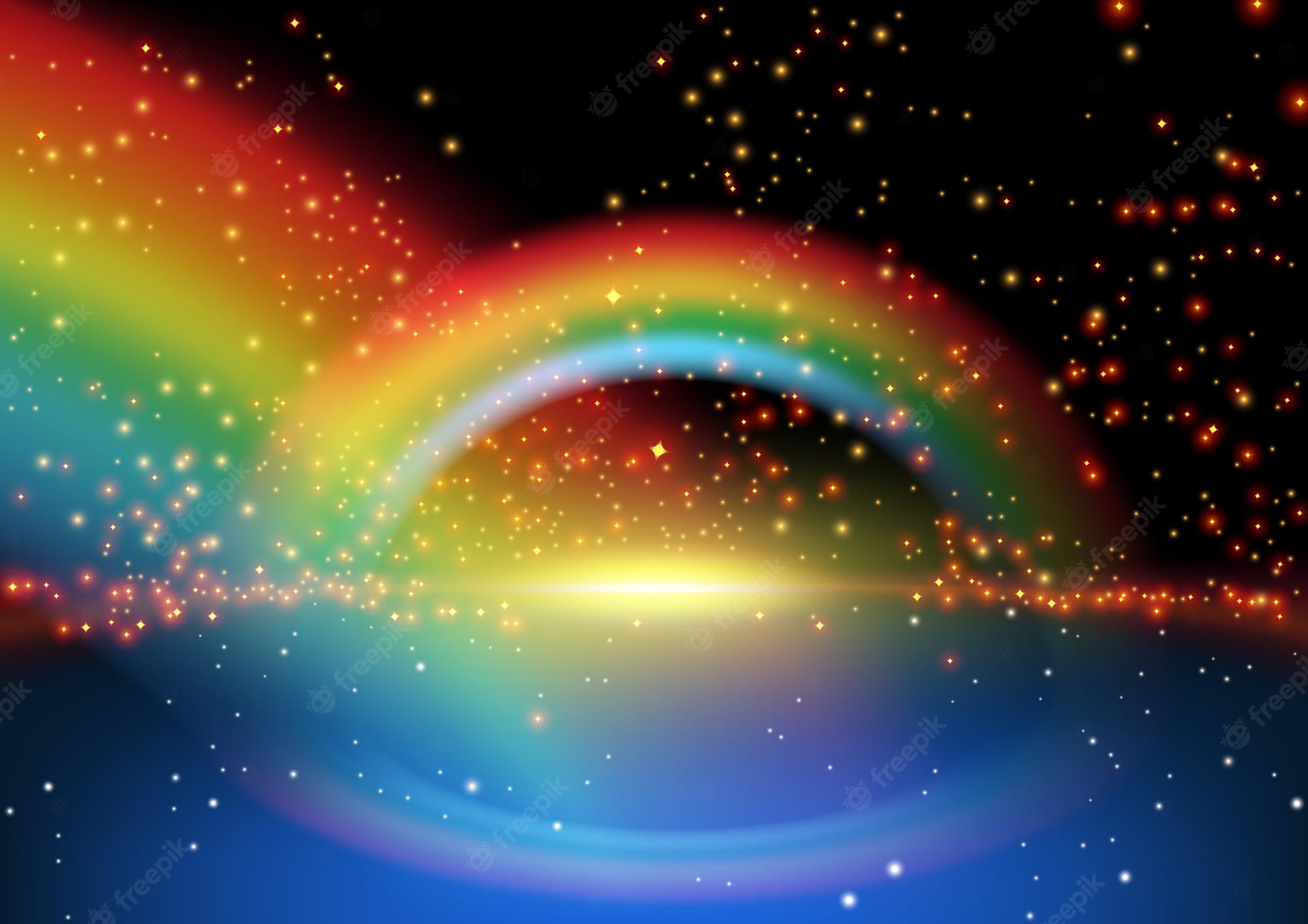 Rainbow Light Background