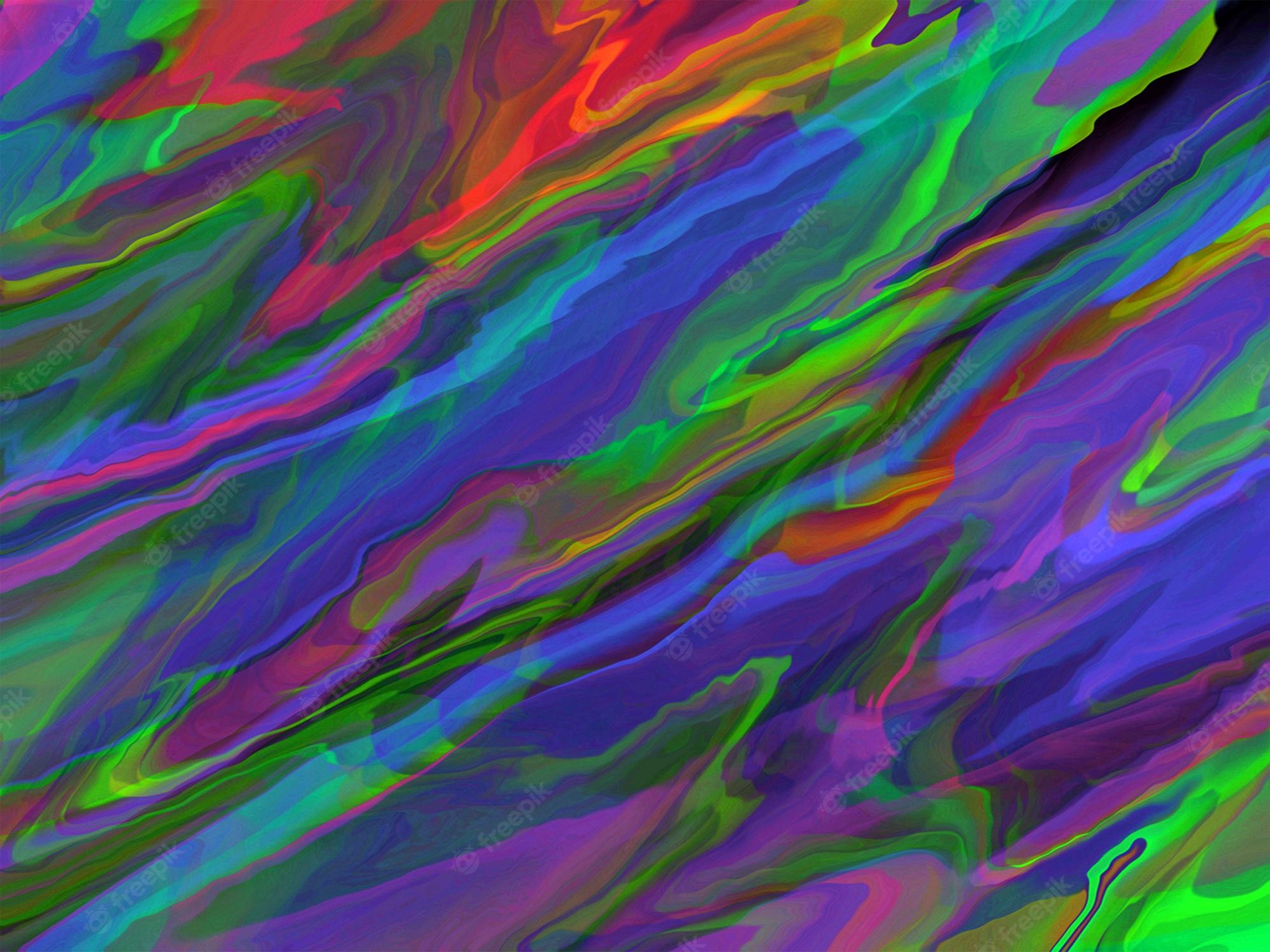 Rainbow Marble Background