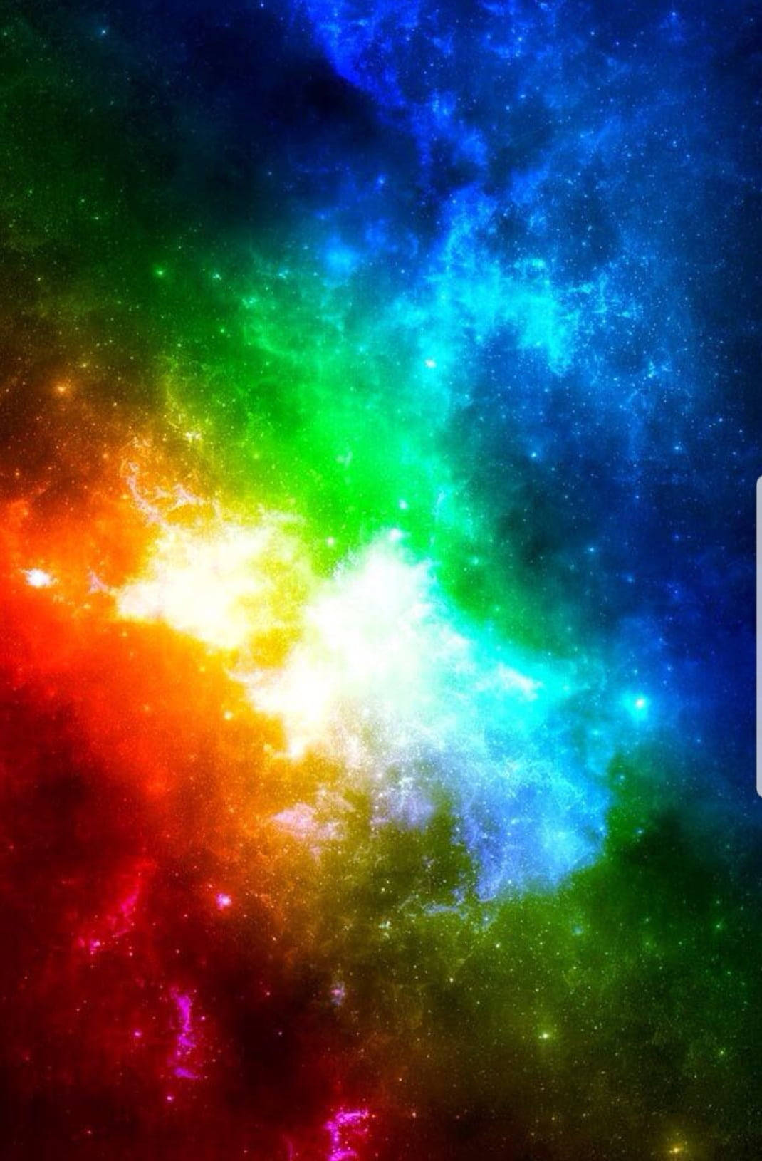 Rainbow Nebula Galaxy Background