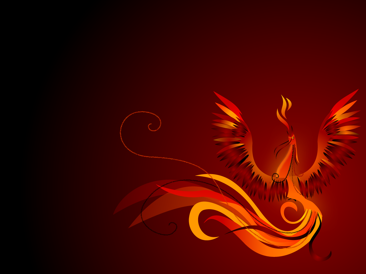 Rainbow Phoenix Wallpapers