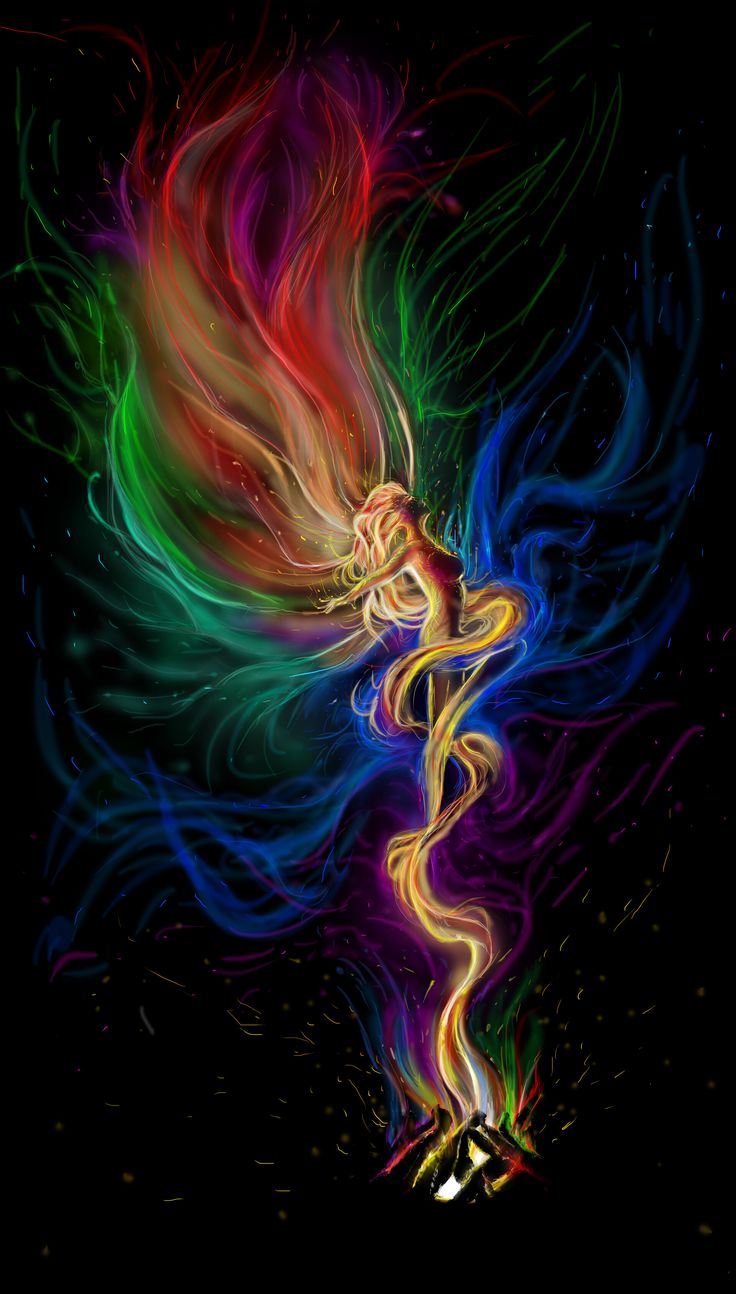 Rainbow Phoenix Wallpapers