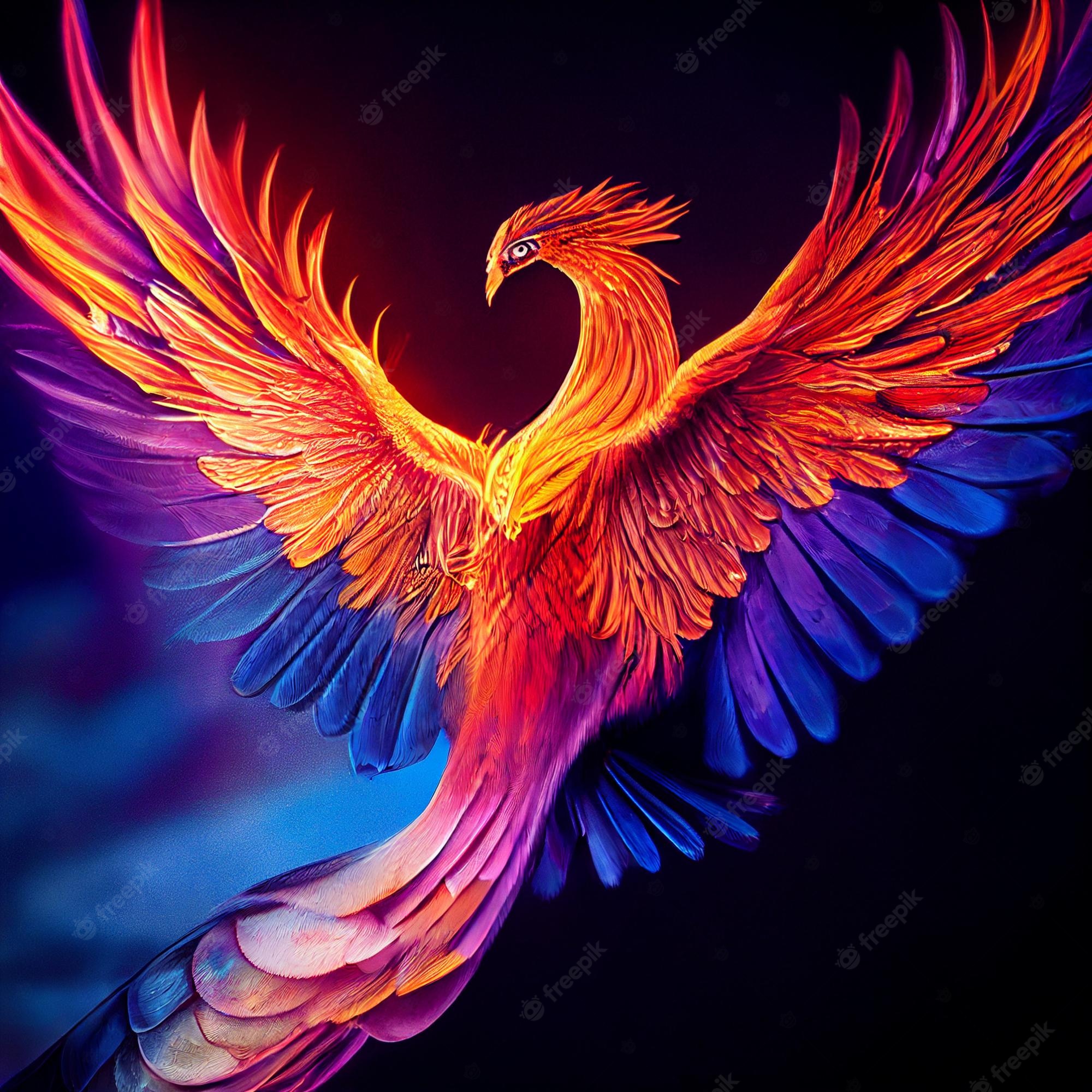 Rainbow Phoenix Wallpapers