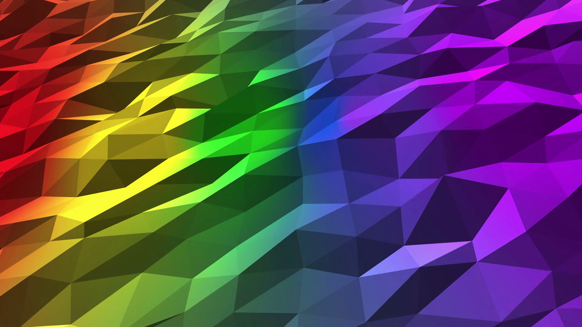 Rainbow Polygon Background