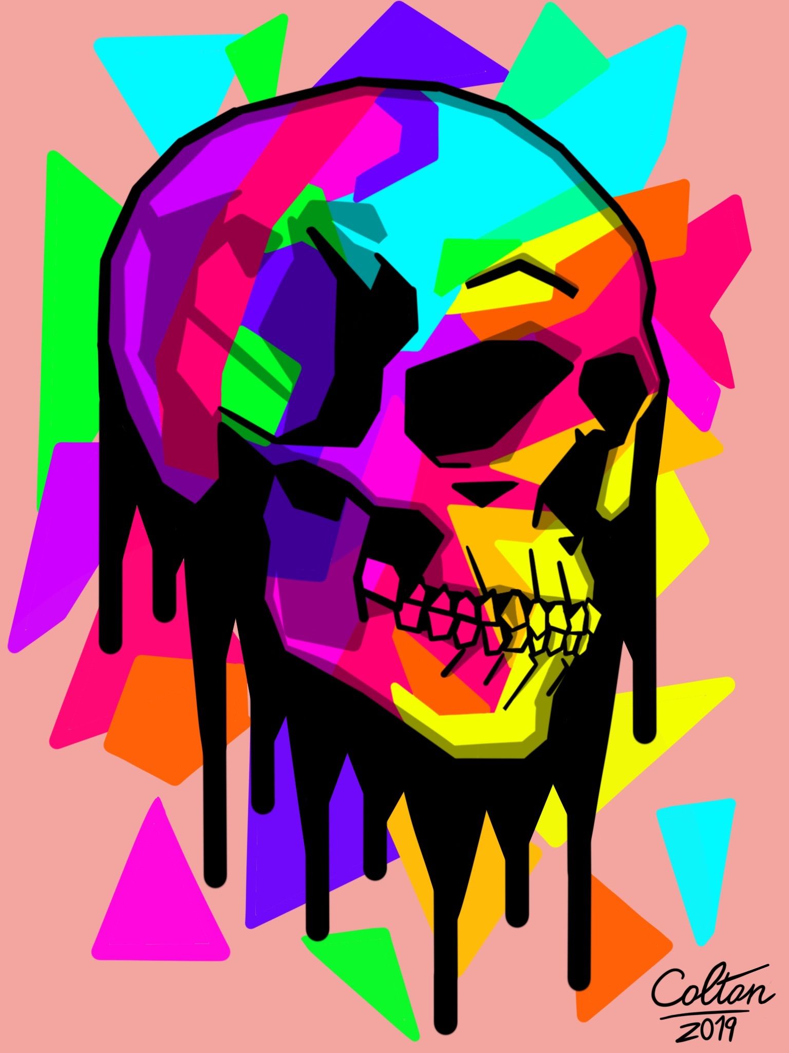 Rainbow Skull Wallpapers