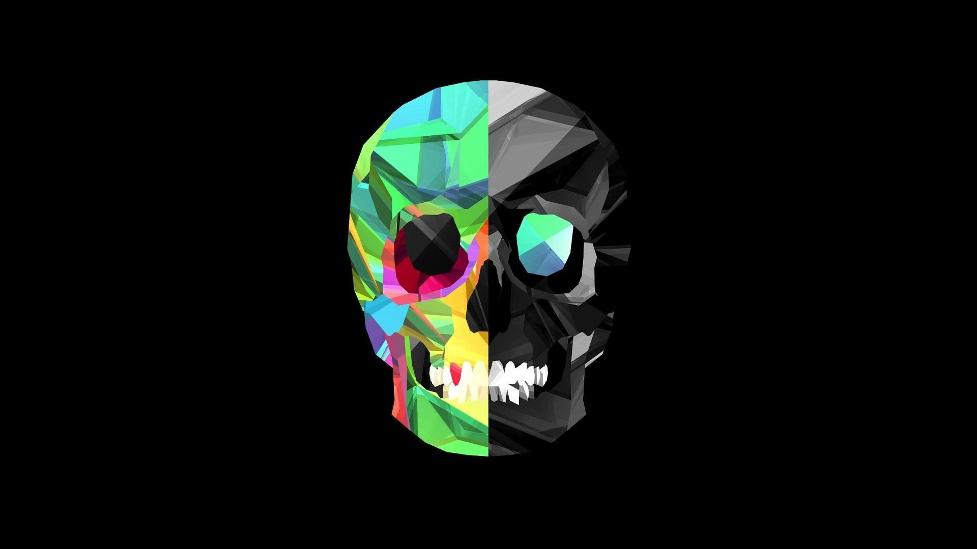 Rainbow Skull Wallpapers