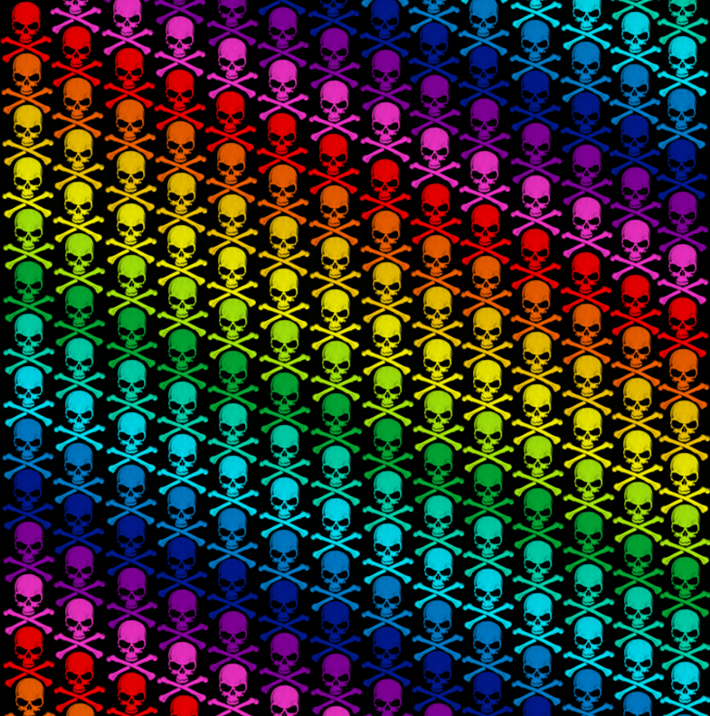 Rainbow Skull Wallpapers