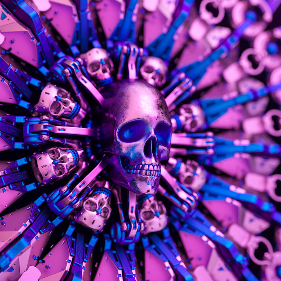 Rainbow Skull Wallpapers