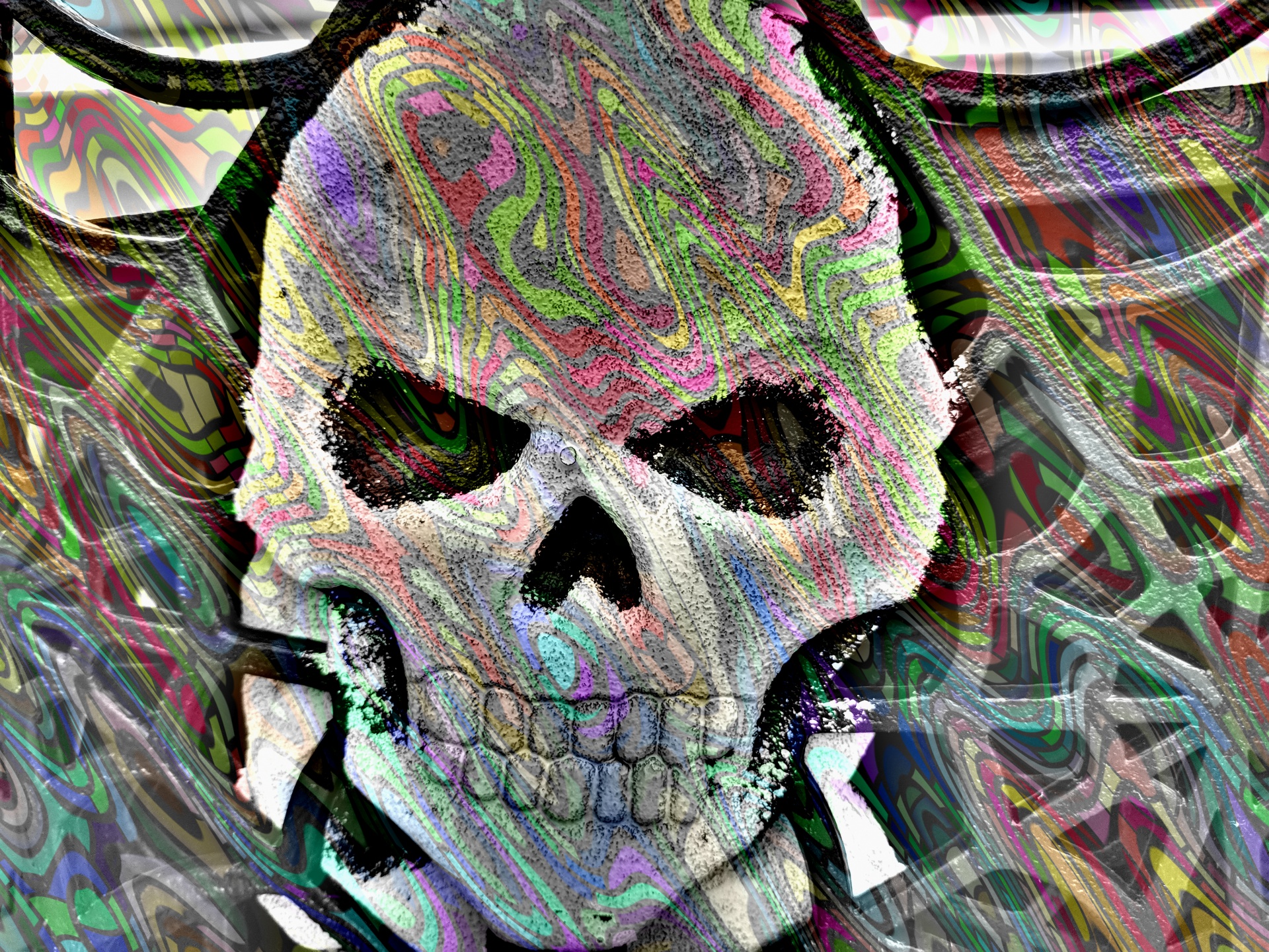 Rainbow Skull Wallpapers