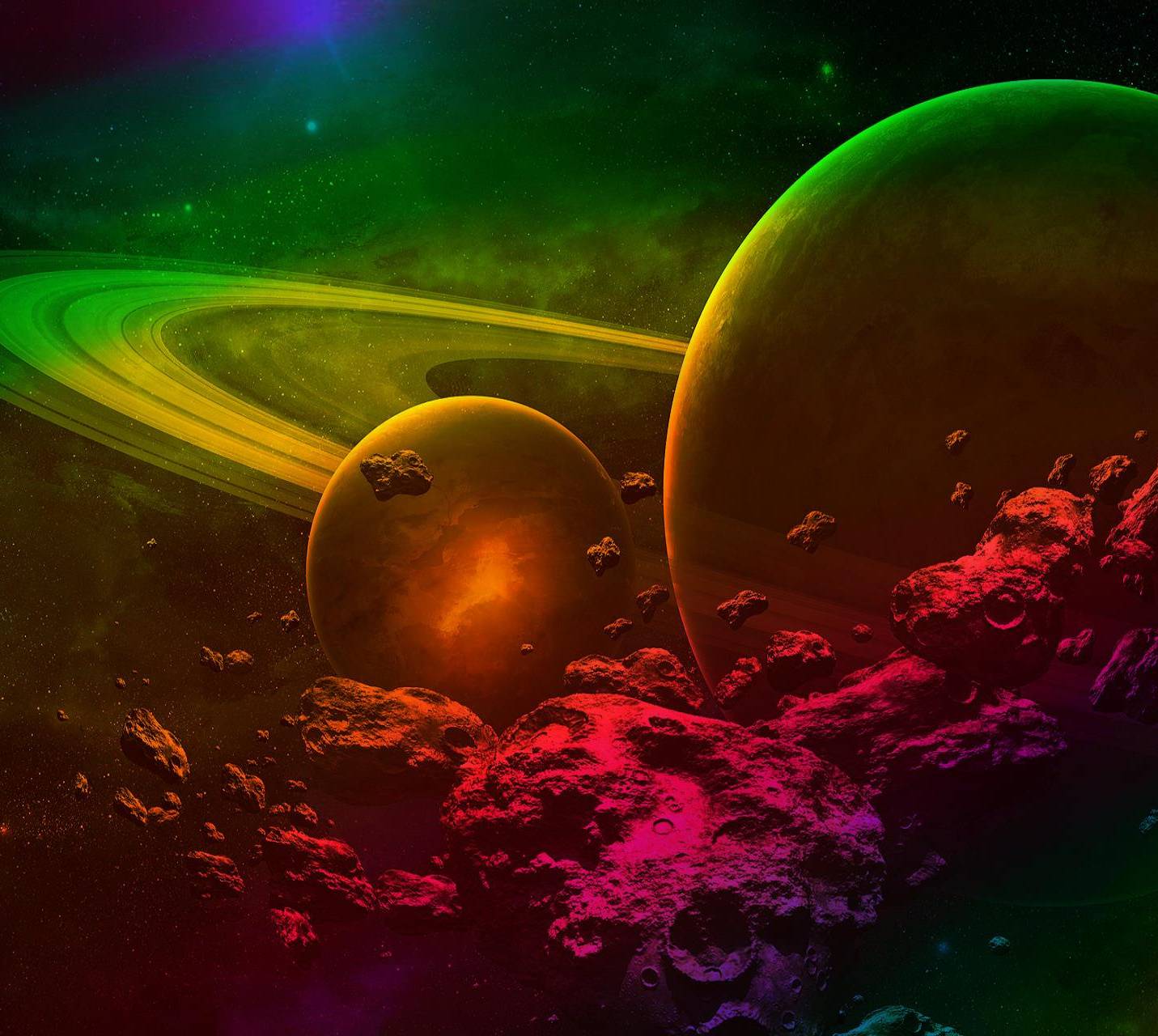 Rainbow Space Wallpapers