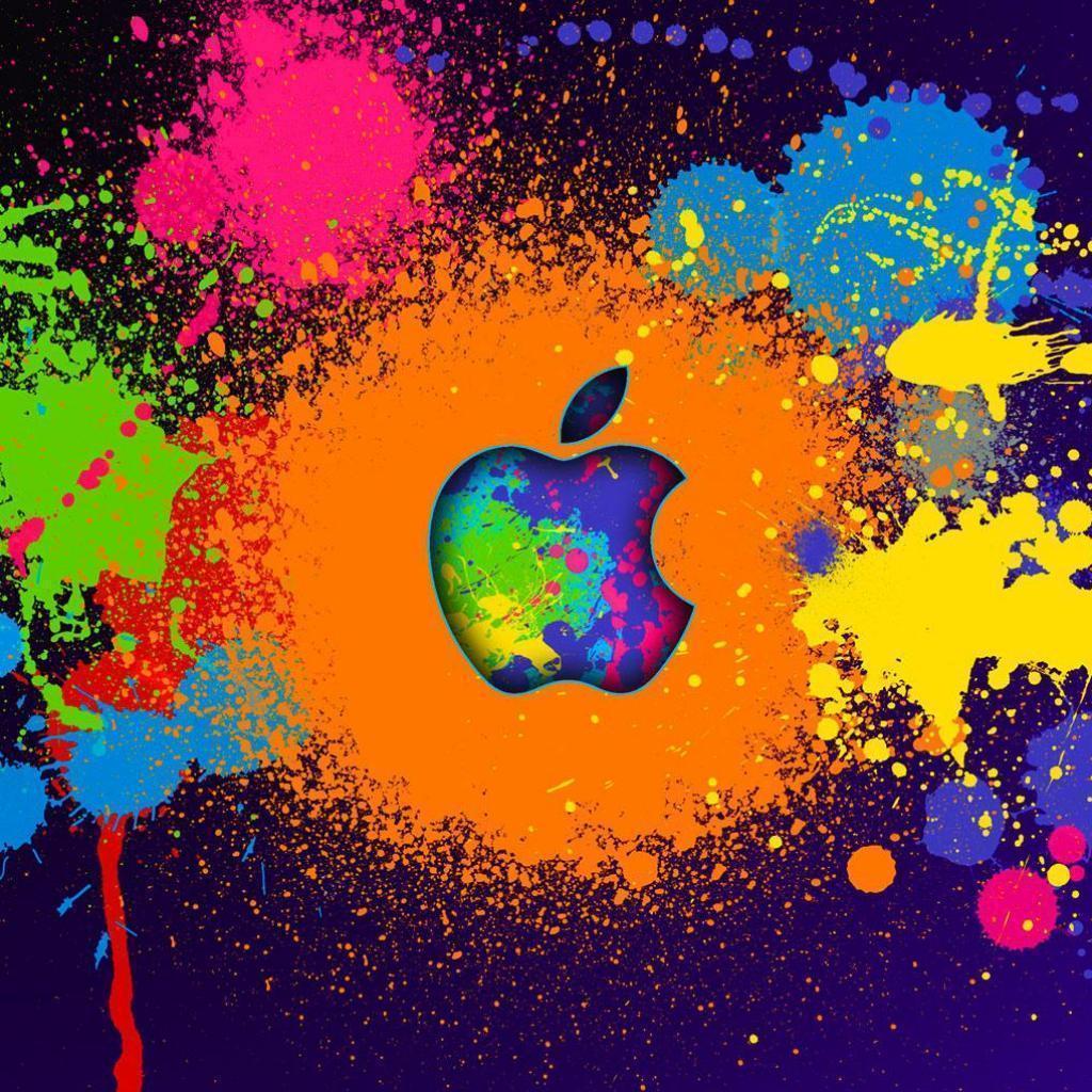 Rainbow Splatter Wallpapers