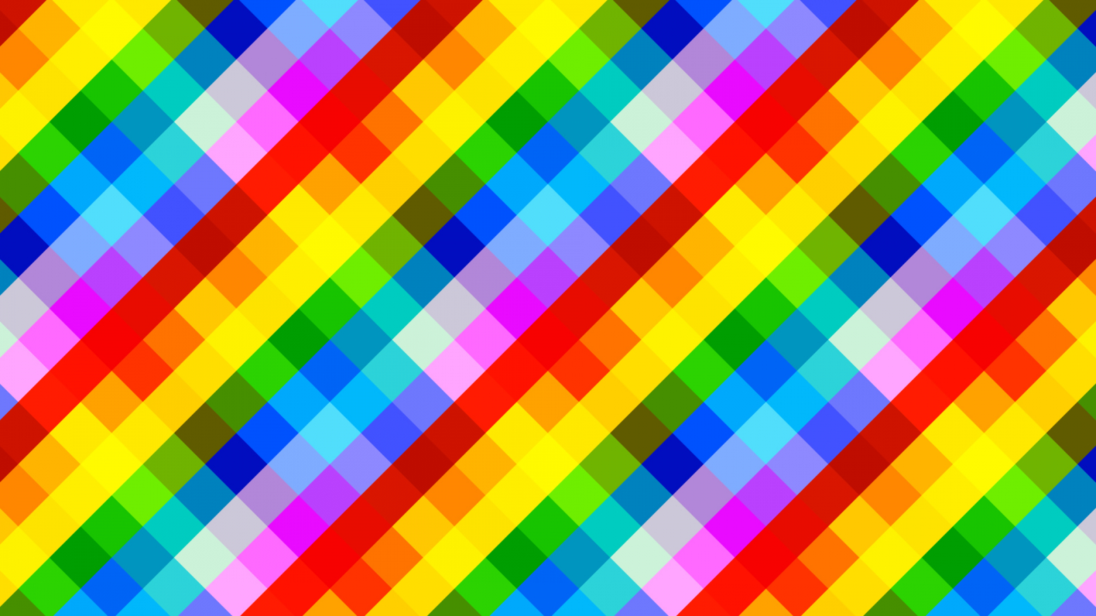 Rainbows Pixel Pattern Wallpapers