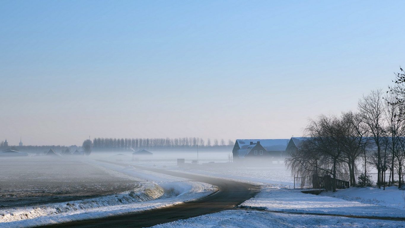 Raining In Winter Wallpapers