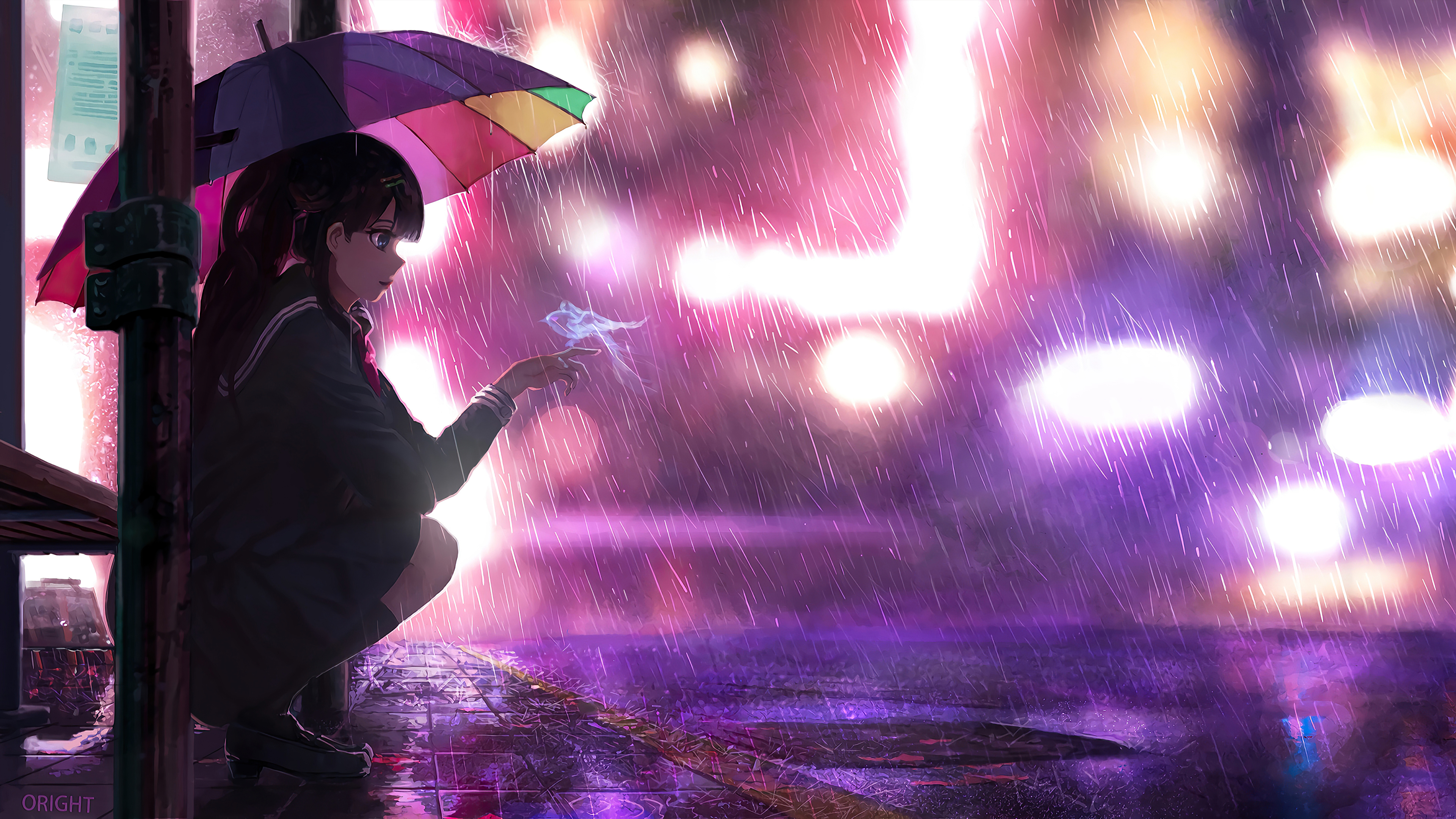 Rainy Anime Wallpapers